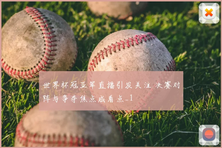 世界杯冠亚军直播引发关注 决赛对阵与争夺焦点成看点_1